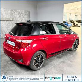 SPOTICAR Toyota Yaris 1.5 Hybrid 5 Porte Trend Usata - City Car Ibrido Rosso - Sassari - 502384083_5