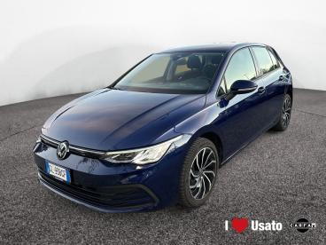 SPOTICAR Volkswagen Golf Viii 2020 1.0 Tsi Evo Life 110cv Usata - Berlina Benzina Blu - Roma - 502403375_1