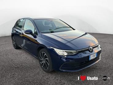 SPOTICAR Volkswagen Golf Viii 2020 1.0 Tsi Evo Life 110cv Usata - Berlina Benzina Blu - Roma - 502403375_2