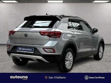 SPOTICAR Volkswagen T-roc T Roc Life 2.0 Tdi Scr 110 Kw (150 Cv) Dsg Usata - Suv Benzina Grigio - Casoria - 1202476087_5