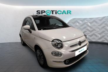 SPOTICAR Fiat 500 1.2 L 69 La Dolcevita Occasion - Citadine Essence Blanc Banquise - Casablanca - 1200002398_1