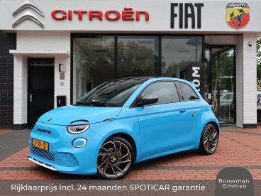 SPOTICAR Abarth 500 500e 42 Kwh 155pk Automaat Turismo | Jbl Hifi Systeem | Tweedehands - Stadsauto Elektrisch Blauw - Ommen - 1200268521_1