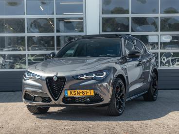 SPOTICAR Alfa Romeo Stelvio 2.0 Turbo 280pk Awd Veloce | Schuif/kanteldak | Ha Tweedehands - Suv Benzine Grijs - Waddinxveen - 1200300114_1