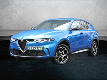 SPOTICAR Alfa Romeo Tonale 1.3t Phev 280pk Ti | Navigatie | Elektrische Achte Tweedehands - Suv Plugin Hybrid Blauw - Baarn - 1200287297_1
