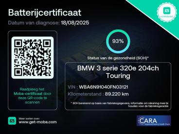 SPOTICAR Bmw Serie 3 Touring 320e / 93% Soh / Phev / Sportstoelen / Sto Tweedehands - Stationwagen Plugin Hybrid Zwart - Mijdrecht - 1200283520_4