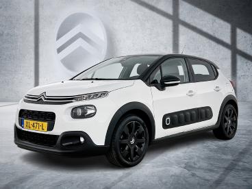 SPOTICAR Citroën C3 110pk Shine | Rijklaar 17" Cross Black Velgen | Na Tweedehands -  Benzine Wit - Ritthem - 1200293613_1