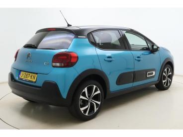 SPOTICAR Citroën C3 1.2 Puretech Shine | Metallic Zwart Dak | Airco Au Tweedehands -  Benzine Blauw - Leeuwarden - 1200303630_2