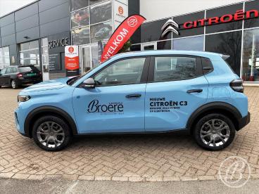 SPOTICAR Citroën C3 E-c3 Ev 44kwh 113pk You 3-fase Lader Airconditioning, C Tweedehands - Hatchback Elektrisch Blauw - Krimpen Aan Den Ijssel - 1200279812_2