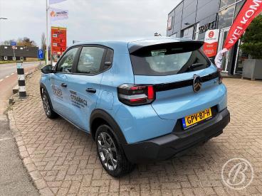 SPOTICAR Citroën C3 E-c3 Ev 44kwh 113pk You 3-fase Lader Airconditioning, C Tweedehands - Hatchback Elektrisch Blauw - Krimpen Aan Den Ijssel - 1200279812_3