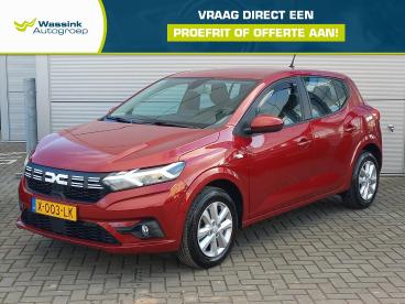 SPOTICAR Dacia Sandero 1.0 Tce 100pk Eco-g Expression + Extra's | Aircond Tweedehands -  Lpg Rood - Elst - 1200283431_1