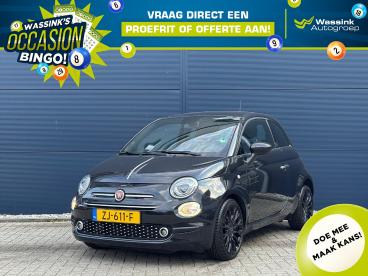 SPOTICAR Fiat 500 Twinair Turbo 85pk 120th Edition I Panoramadak I U Tweedehands - Stadsauto Benzine Zwart - Nijmegen - 1200270389_1