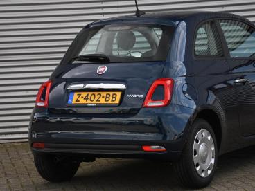 SPOTICAR Fiat 500 1.0 Hybrid 70pk Dab | Airco | Cruise.c | Usb | 12m Tweedehands - Stadsauto Benzine Blauw - Sittard - 1200271322_5