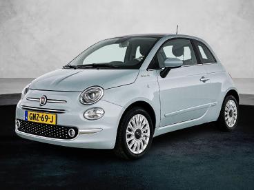 SPOTICAR Fiat 500 1.0 Hybrid Dolcevita 69pk | Glazen Dak | Navigatie Tweedehands - Stadsauto Benzine Blauw - Oirschot - 1200279466_1