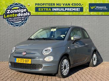 SPOTICAR Fiat 500 1.0 70pk Hybrid Lounge I Cruise I Carplay Tweedehands - Stadsauto Hybride Grijs - Hengelo - 1200280027_1