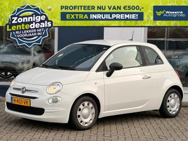 SPOTICAR Fiat 500 | Wintersale | 70pk Hybrid Pop | Airco | Cruise Co Tweedehands - Stadsauto Hybride Wit - Arnhem - 1200283342_1