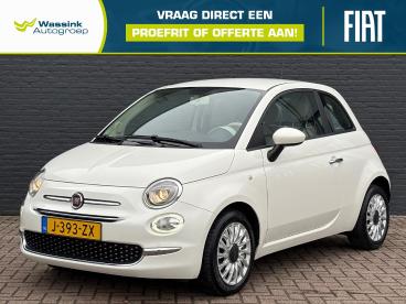 SPOTICAR Fiat 500 1.0 70pk Hybrid Lounge | Cruise Control | City Ste Tweedehands - Stadsauto Hybride Wit - Hengelo - 1200283511_1