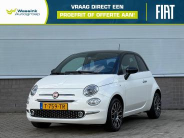 SPOTICAR Fiat 500 Hybrid 70pk | Cruise Control | Apple Carplay | Pan Tweedehands - Stadsauto Hybride Wit - Doetinchem - 1200291973_1