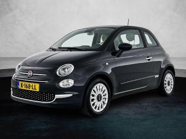 SPOTICAR Fiat 500 1.0 Hybrid 70pk Lounge | Airco | Cruise Control | Tweedehands - Stadsauto Hybride Zwart - Baarn - 1200293637_1