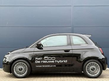 SPOTICAR Fiat 500 1.0 Hybrid 65pk Torino Launch Edition | Climate Co Tweedehands - Stadsauto Benzine Zwart - Nijmegen - 1200295147_2