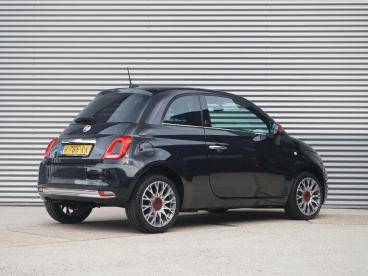 SPOTICAR Fiat 500 1.0 Hybrid Red Panoramadak Tweedehands - Stadsauto Benzine Zwart - Woerden - 1200296022_2