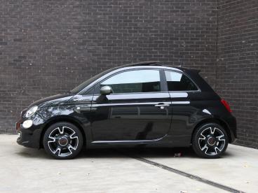 SPOTICAR Fiat 500 Sport 70pk Hybrid | Schuif-/kanteldak | Apple Carp Tweedehands - Stadsauto Hybride Zwart - Doorn - 1200299749_2