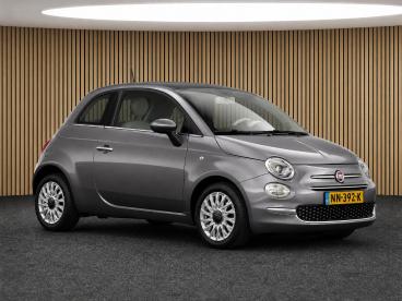 SPOTICAR Fiat 500 0.9 Twinair Turbo Lounge Automaat | Apple Carplay Tweedehands - Stadsauto Benzine Grijs - Tiel - 1200300774_1
