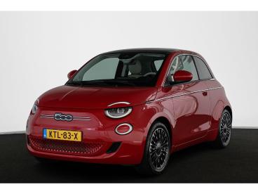 SPOTICAR Fiat 500 3+1 La Prima 42 Kwh Panoramadak Stoelverwarming Ca Tweedehands - Stadsauto Elektrisch Rood - Huizen - 1200300828_1