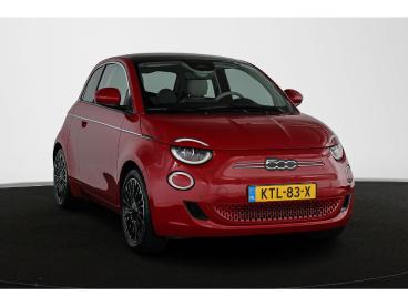 SPOTICAR Fiat 500 3+1 La Prima 42 Kwh Panoramadak Stoelverwarming Ca Tweedehands - Stadsauto Elektrisch Rood - Huizen - 1200300828_2