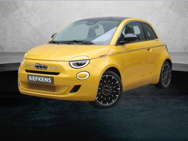 SPOTICAR Fiat 500 1.0 Hybrid La Prima | Panoramadak | Camera | Apple Tweedehands - Stadsauto Benzine Geel - De Meern - 1200302185_1