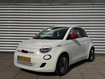 SPOTICAR Fiat 500 24kwh 95pk Red I Pack Comfort I Pack Style I Navig Tweedehands - Stadsauto Elektrisch Wit - Velp - 1200302563_1