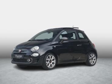 SPOTICAR Fiat 500 1.0 Hybrid Sport Schuif-/ Kanteldak Tweedehands - Stadsauto Benzine Zwart - Woerden - 1200302899_1