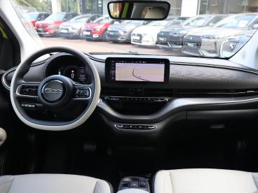 SPOTICAR Fiat 500 E Cabrio 42kwh 118pk Automaat La Prima, Rijklaarprij Tweedehands - Stadsauto Elektrisch Geel - Ommen - 1200273427_5