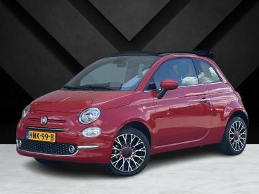SPOTICAR Fiat 500 500c Cabio Red 1.0 Hybrid 70pk | Navi | Clima | Dab+ | Tweedehands - Stadsauto Hybride Rood - Rotterdam - 1200268418_1
