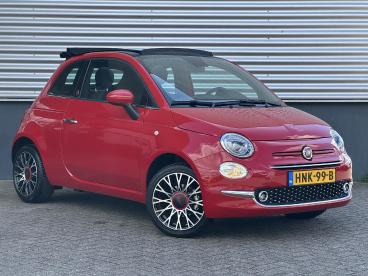 SPOTICAR Fiat 500 500c Cabio Red 1.0 Hybrid 70pk | Navi | Clima | Dab+ | Tweedehands - Stadsauto Hybride Rood - Rotterdam - 1200268418_3