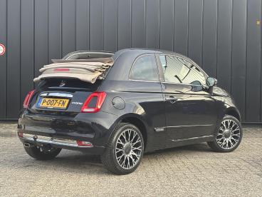 SPOTICAR Fiat 500 500c 1.0 Hybrid Dolcevita Cabrio | 16'' Lm Velgen | Tre Tweedehands - Stadsauto Benzine Zwart - Baarn - 1200282667_3