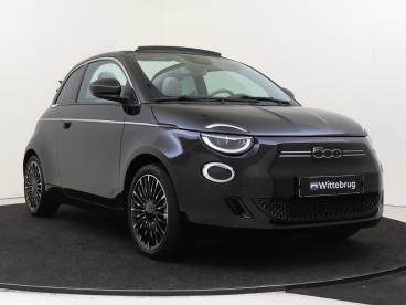 SPOTICAR Fiat 500 500c La Prima 42 Kwh Full Options !!! Leder +  Stoelver Tweedehands - Stadsauto Elektrisch Zwart - Den Haag - 1200290828_2