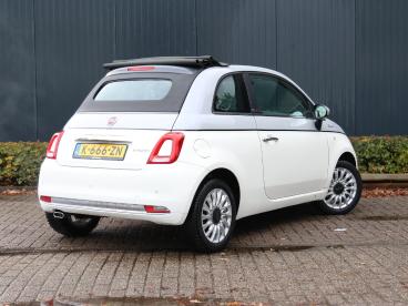 SPOTICAR Fiat 500 500c 1.0 Hybrid Dolcevita Cabrio | Navigatie | Beats Au Tweedehands - Stadsauto Hybride Wit - De Meern - 1200291530_3