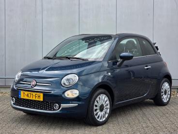 SPOTICAR Fiat 500 500c 1.0 Hybrid Dolcevita Navigatie | Bluetooth | Cruis Tweedehands - Stadsauto Benzine Blauw - Zutphen - 1200293512_1
