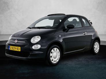 SPOTICAR Fiat 500 500c Urban Hybrid 70pk Fiat 500 Cabrio Urban Hybrid 70p Tweedehands - Stadsauto Benzine Zwart - Den Bosch - 1200294542_1