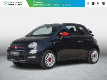 SPOTICAR Fiat 500 500c 1.0 Hybrid Red Tweedehands - Stadsauto Benzine Zwart - Woerden - 1200294930_1
