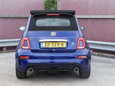 SPOTICAR Fiat 500 500c 1.4 T-jet Abarth Turismo 595 | Zwart Lederen Bekle Tweedehands - Stadsauto Benzine Blauw - Alphen Aan Den Rijn - 1200295995_5