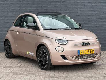 SPOTICAR Fiat 500 500c La Prima 42 Kwh Wltp 320km Range | Cabrio | Cruise Tweedehands - Stadsauto Elektrisch Rood - Hengelo - 1200297831_3