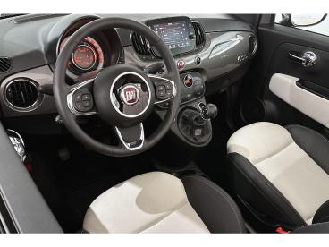 SPOTICAR Fiat 500 500c 1.0 Hybrid Dolcevita Climate Control Apple Carplay Tweedehands - Stadsauto Benzine Grijs - Huizen - 1200300145_5