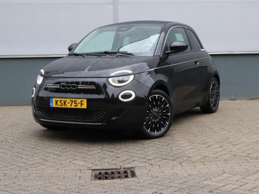 SPOTICAR Fiat 500 500c La Prima 42 Kwh | Navigatie | Apple Carplay/androi Tweedehands - Stadsauto Elektrisch Zwart - De Meern - 1200300415_1