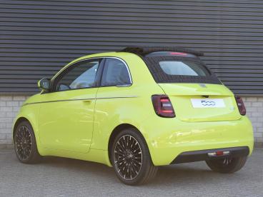 SPOTICAR Fiat 500 500c La Prima Cabrio 42kwh I Navigatie I Adaptive Cruis Tweedehands - Stadsauto Elektrisch Geel - Nijmegen - 1200301689_3