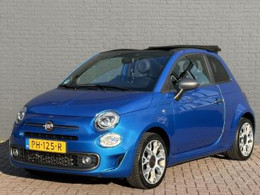 SPOTICAR Fiat 500 500c 0.9 Twinair Turbo Sport Cabrio | Navigatie | Cruis Tweedehands - Stadsauto Benzine Blauw - Hengelo - 1200303249_1