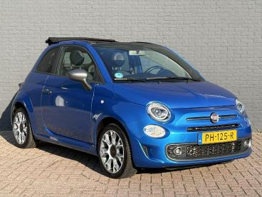 SPOTICAR Fiat 500 500c 0.9 Twinair Turbo Sport Cabrio | Navigatie | Cruis Tweedehands - Stadsauto Benzine Blauw - Hengelo - 1200303249_3