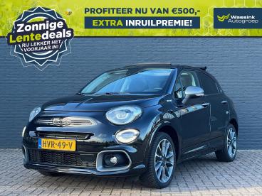 SPOTICAR Fiat 500x 1.5 Hybrid 130pk Automaat Sport Cabriolet I Lentes Tweedehands - Suv Hybride Zwart - Hengelo - 1200292083_1