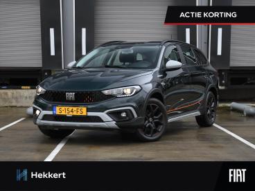 SPOTICAR Fiat Tipo Stationwagon Cross Garmin 1.5 Hybrid 130pk Dode Ho Tweedehands - Stationwagen Hybride Groen - Sittard - 1200267021_1