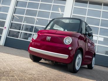 SPOTICAR Fiat Topolino | Dutchies Edition | Burgundy Red | Leder Amaretto Tweedehands - Hatchback Elektrisch Rood - Waddinxveen - 1200291707_2